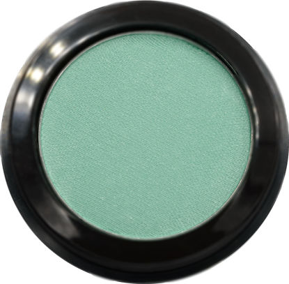 Picture of Pure Ziva Aloe Matte Turquoise Teal Green Soft Pressed Powder Single Vegan Eyeshadow; Talc, Paraben & Cruelty Free