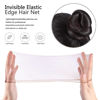 Picture of Zonon Bun Hair Nets Invisible Elastic Edge Mesh and U Shaped Pins Set, 50Pcs Individual Package Invisible Hair Nets, 40Pcs U Shaped Pins for Ballet Bun, Sleeping, Women and Wig (Light Brown)