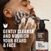 Picture of Every Man Jack Unscented Beard + Face Wash - Fragrance Free for Sensitive Skin - Naturally Cleanse and Condition Your Beard and Skin - 6.7-ounce (2 pack)