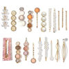 Picture of Mehayi 20 PCS Pearls Hair Clips Fashion Korean Style Acrylic ResinHairpins / Barrettes for Women and Ladies Girls Headwear Styling Tools Hair Accessories Bobby Pins