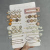 Picture of Mehayi 20 PCS Pearls Hair Clips Fashion Korean Style Acrylic ResinHairpins / Barrettes for Women and Ladies Girls Headwear Styling Tools Hair Accessories Bobby Pins