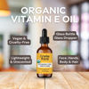 Picture of Organic Vitamin E Oil for Scars - All Natural & Vegan Skin Moisturizer 1oz - Light and Unscented Great for Scars After Surgery - Reduce Wrinkles, Anti Aging, Lighten Dark Spots - Face, Skin & All Over