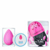 Picture of Beautyblender® | Original Pink Beauty Blender + Blender Defender Case + Solid Blendercleanser® Complete 3-Piece Bundle, Beauty Blender for Blending Foundations, Travel Case & Unscented Cleanser, 1oz