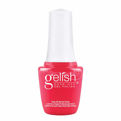 Picture of Gelish Mini Gel Nail Color, Polish Collection, Long-Lasting Soak Off, Vibrant Color, Professional Quality, High Shine, Chip-Resistant (Hip Hop Coral, 9mL)
