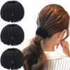 Picture of Sizobi Birds Nest Magic Hair Clip, Hair Ties Hair Clips For Women, Hair Scrunchies Hair Accessories for Women, Black 3PCS