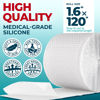 Picture of Medical Grade Silicone Scar Tape - Transparent (1.6”x120”) - Visible Difference on Surgical & Keloid Scars - Reusable Silicone Scar Sheets - Easy to Use Silicone Tape for Scars