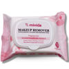 Picture of mivida Hypoallergenic Makeup Remover Wipes | Dermatologist-Tested, Biodegradable, Fragrance-Free with Vitamin E | Gentle on Sensitive Skin, 25 Count