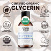Picture of 100% Organic Glycerin - For Skin & Hair - Food Grade - USDA Certified - Not From Palm Oil - Perfect Skin and Hair Moisturizer - 2 Fl Oz