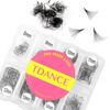 Picture of TDANCE 600 Fans Premade Fans Eyelash Extensions 8-15mm Mixed Length Pre Made Fans Lash Extensions 5D 8D 10D 12D 14D 16D 24D Handmade Promades Eyelash Fans C/D Curl Loose Fans(600-12D-0.05-C-8-15mm)