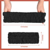 Picture of Chuangdi 3 Pieces Spa Headband for Women Facial Makeup Headband Soft Terry Cloth Hairband for Washing Face Mask Spa Shower Gifts(Black)