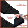 Picture of Chuangdi 3 Pieces Spa Headband for Women Facial Makeup Headband Soft Terry Cloth Hairband for Washing Face Mask Spa Shower Gifts(Black)