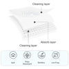 Picture of BLUERISE Lint Free Nail Wipes White 1200pcs Nail Polish Remover Pads Soft Absorbable Eyelash Extension Glue Cleaning Wipes