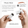 Picture of MADLUVV Brow Stamp Refill* - Color Stamp for Brows & Root Touch Up for Women & Men, Instantly Conceal Hair Loss, Grey Hair, Thinning Hair with Stain-Proof/Smudge-Proof Powder Formula (True Red)