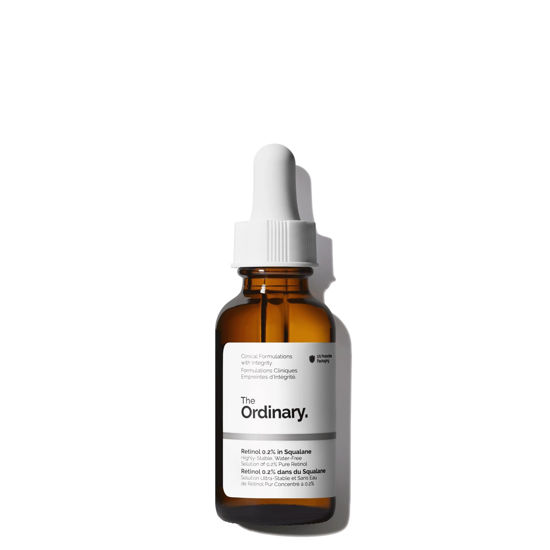 Picture of The Ordinary Retinol 0.2% in Squalane, Gentle Retinol Serum for the Face That Is Anti-Aging and Skin Smoothing, 1 Fl Oz