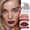 Picture of evpct 1Pcs Ruby Red Lip Stain Paint Matte Lip Liner and Lipstick Set Long Lasting Smudge Proof labiales matte mate larga duracion listip 24 hours a prueba de agua mate 24 horas originales,15#