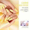 Picture of CANNI Yellow Gel Nail Polish, 1Pcs Light Yellow Gel Polish Bright Pastel Butter Yellow Color Nail Polish Gel High Gloss Soak Off U V Gel Nail French Nail Manicure Salon DIY
