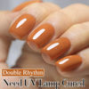 Picture of Double Rhythm Translucent Gel Polish Sheer Neutral Natural Light Milky Same Color Same Bottle 15ML Jelly UV Nail Polish Nail Art DIY at Home (Brown Nude-A1447)