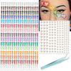 Picture of NOOEPC Face Gems Hair Gems，Self Adhesive Face Gems Rhinestones, Face Jewels Diamonds Sticky Gems for Makeup Hair Crafts Halloween Decorations