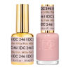 Picture of DND Gel DC Sheer Polish Set - 1 each of Gel Polish and Nail Polish, Milky Pink, 0.5 Fl Oz