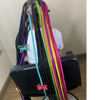 Picture of Leticia Colored Braiding Hair Pre stretched Red Orange Purple Green Magenta Pink Yellow Braiding Hair for Box Braids