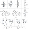 Picture of A-minusone 98 PCS Piercing Kit for All Body Piercings Stainless Steel Piercing Jewelry with 12G 14G 16G 20G Piercing Needles for Nose Cartilage Tragus Septum Lip Belly Button Eyebrow