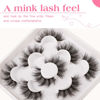 Picture of JIMIRE Flare Mink Lashes Fluffy Wispy False Lashes Pack Fluttery 10D Multi-dimensional Volume False Eyelashes 5 Pairs