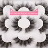 Picture of JIMIRE Flare Mink Lashes Fluffy Wispy False Lashes Pack Fluttery 10D Multi-dimensional Volume False Eyelashes 5 Pairs