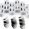 Picture of 1200 Fans Lash Extension Premade Fans Eyelash Extensions 9-20mm Mixed 20D Eyelash Extension C Curl Pointed Base Volume Lash Extensions Handmade Lash Extensions(1200PCS-20D-0.07-C, 9-20mm mixed tray)