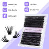 Picture of Lash Clusters 60D/80D Eyelash Clusters Fluffy DIY Lash Extensions Wispy D Curl Lashes Clusters Mixed Length 12-16mm Fluffy Individual Lash Clusters Eyelash Extensions for DIY Lashes at Home
