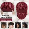 Picture of Doitory Satin Bonnet Silk Bonnet for Sleeping, Double Layer Silk Sleep Cap for Men & Women, Soft Satin Lined Bonnet for Natural & Curly Hair(Red)