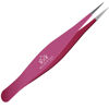 Picture of Majestic Bombay Fine Point Tweezers for Women and Men - Splinter Ticks, Facial, Brow and Ingrown Hair Removal-Sharp, Needle Nose, Surgical Tweezers Precision Pluckers best tweezers for chin hair