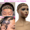 Picture of XConstellation Elastic Lace Melting Band for Wigs - Adjustable Buckle Edge Wrap for Laying Edges, Keeping Wig Grip and Frontal Melting, 2 Pcs Wig Accessories