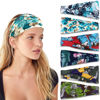 Picture of IVARYSS Headbands for Women, Non-Slip, Premium Stretchy Head Bands Hair Accessories,Wear for Yoga, Fashion, Working Out, Travel or Running, 6 Pack, Floral