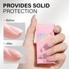 Picture of AILLSA Clear Builder Gel 7 In 1 Hard Gel Polish for Thickening Natural Nails Transparent Extension Gel Strengthener Gel Nail Polish Rhinestone Glue for Nail Art Base Coat Needed 0.51 Oz