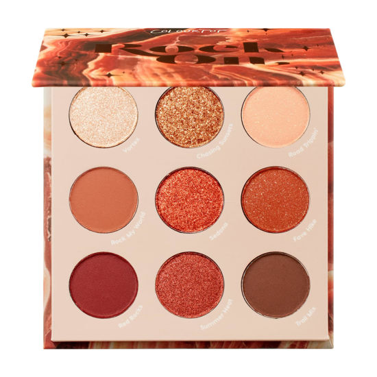 Picture of ColourPop Rock On Shadow Palette - Warm, Earthy Terracotta Palette with Metallic and Matte Finishes - High-Pigment Makeup with a Long-Wearing Formula (0.3 oz)