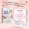 Picture of grace & stella Award-Winning Foot Peel Mask (2 Pairs, Unscented) - Foot Peeling Mask with Aloe Vera - Moisturizing Foot Mask for Dry Cracked Feet - Foot Exfoliator for Baby Soft Feet