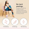 Picture of grace & stella Award-Winning Foot Peel Mask (2 Pairs, Unscented) - Foot Peeling Mask with Aloe Vera - Moisturizing Foot Mask for Dry Cracked Feet - Foot Exfoliator for Baby Soft Feet