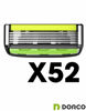 Picture of Dorco Pace 6 Pro - Six Blade Razor System with Trimmer - 52 Pack Refill (No Handle)