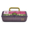 Picture of Caboodles Women's Pretty in Petite Cosmetic Case, Wicked Elphaba-Purple Sparkle