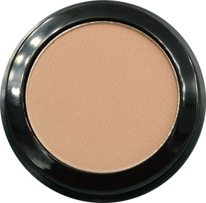 Picture of Pure Ziva Amaretto Matte Light Brown Beige Peach Pressed Powder Single Vegan Eyeshadow; Talc, Paraben & Cruelty Free