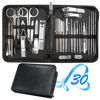 Picture of Manicure Set 30 in 1 Fingernail Clipper Set,RedFlow Nail Clippers & Toenail Clippers,Manicure Kit,Pedicure Kit,Suitable for Travel Manicure Tools,Nail Kit with Everything Profe (Black)
