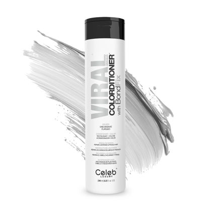Picture of Celeb Luxury Intense Color Depositing Colorconditioner Conditioner + BondFix Bond Rebuilder, Vegan, Sustainably Sourced Plant-Based, Semi-Permanent, Viral and Gem Lites Colorconditioners