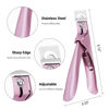 Picture of MelodySusie Acrylic Nail Clippers, Professional Nail Clippers Cutters for Acrylic Nails Fake Nail Tips, Adjustable Stainless Nail Trimmer, Manicure Tool for Salon Home Nail Art (Rose Gold)