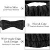 Picture of Casoty 6 Pcs Black Spa Headband, Bow Hair Band, Hair Band for Washing Face, Fuzzy Headbands for Women Girls, Soft Coral Fleece Skincare Headbands for Face Washing Shower Yoga