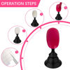 Picture of Nail Stand Acrylic Nail Art Display Stand Magnetic Nail Tips Practice Holder 54 Pcs Reusable Adhesive Putty for DIY Painting Nails Stand kit (Black)
