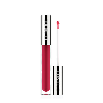 Picture of Clinique Pop Plush Creamy Lip Gloss With Hyaluronic Acid + Blend of Aloe Butter, Avocado Butter + Shea Butter | Hydrating + High Shine, Velour Pop, 0.11 Fl Oz