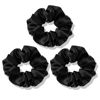 Picture of OLESILK 100% Mulberry Silk-Scrunchies for Hair Sleep, Women Grils Silk Hair Ties for Frizz & Breakage Curly Hair, No Damage, Elastics Ponytail Holder, 3 Pack