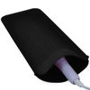 Picture of 1Pack Silicone Heat Resistant Mat Pouch for Hair Straightener, Curling Iron, Flat Iron and Hot Hair Tools Black