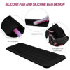 Picture of 1Pack Silicone Heat Resistant Mat Pouch for Hair Straightener, Curling Iron, Flat Iron and Hot Hair Tools Black