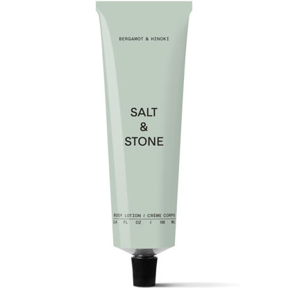 Picture of Salt & Stone Body Lotion for Women & Men| Scented Daily Body Lotion | Hydrates, Nourishes & Softens Skin | Restores Dry Skin | Fast-Absorbing | Cruelty-Free & Vegan (100 ml) (Bergamot & Hinoki)